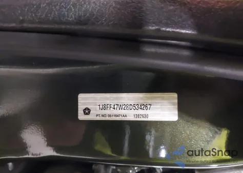 2008 Jeep Compass Sport z USA, uszkodzony, nr VIN 1J8FF47W28D534267